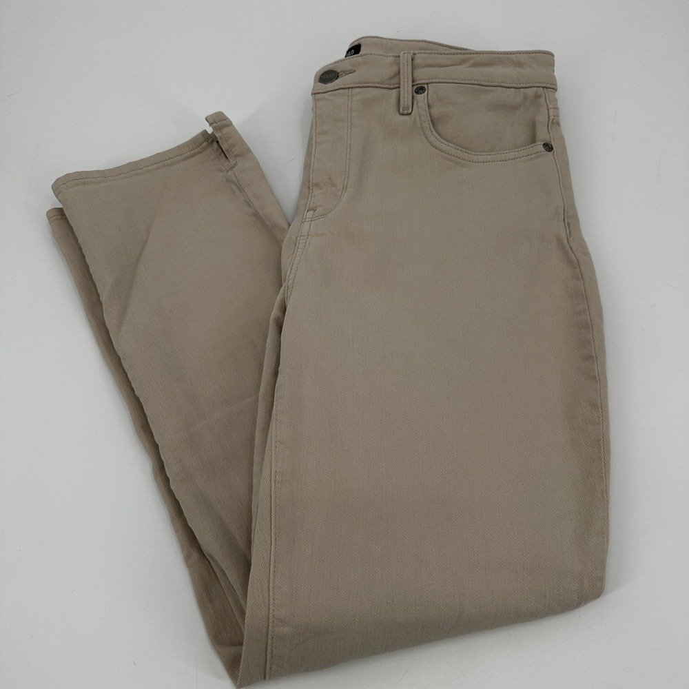 NYDJ Curves 360 Straight Leg Tan Khaki Pants Size 8 Short‎